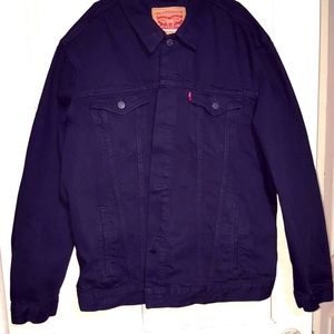 Mens levi's Black denim jacket